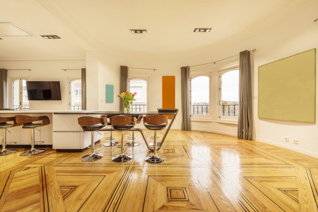 Luxury Vinyl Tile Dining Room