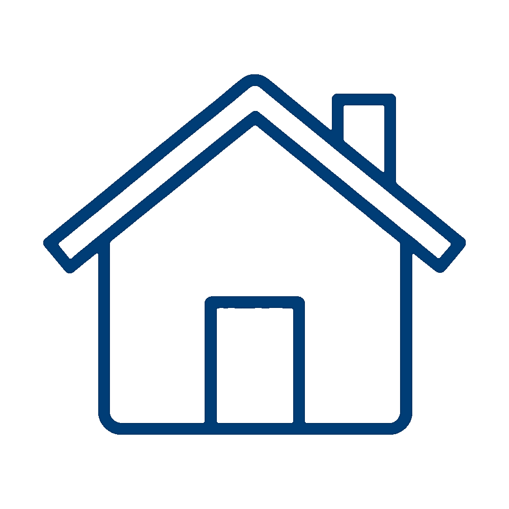 Residential Icon Blue
